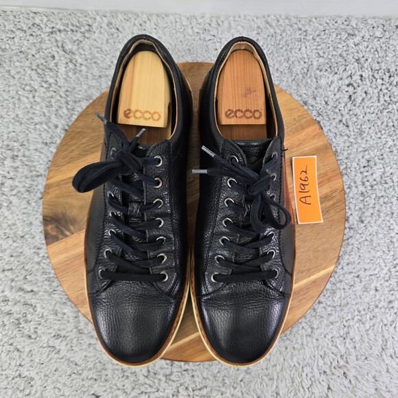 Allen Edmodns Porter Black Leather Lace Up Casual Daily Sneakers Mens 11.5 D - Picture 6 of 15